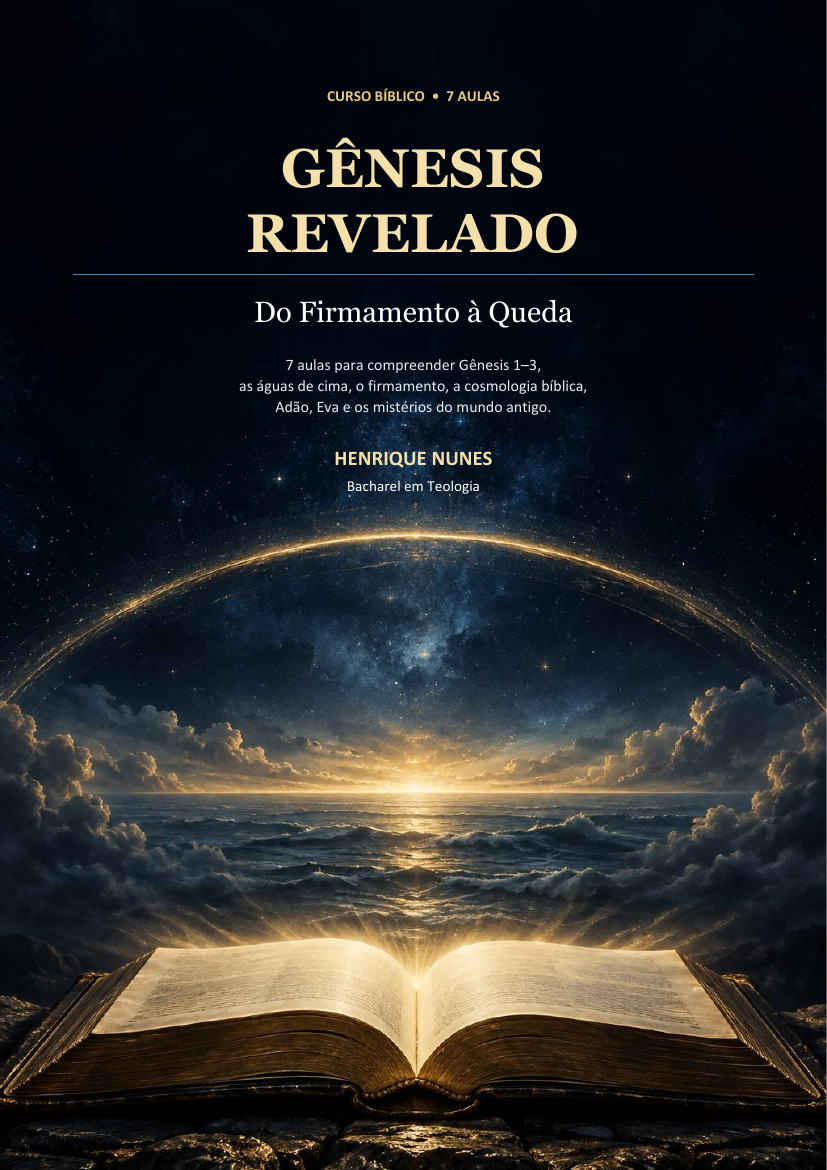 Capa de Gênesis Revelado — Do Firmamento à Queda, de Henrique Nunes
