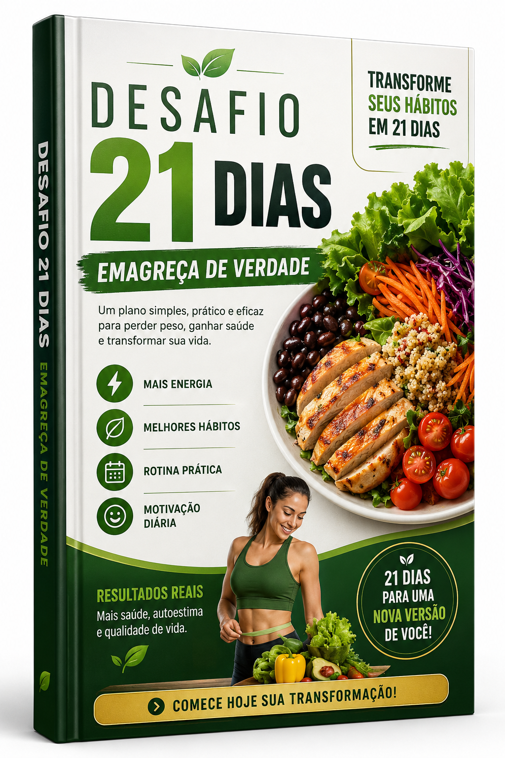 apa do eBook Desafio 21 Dias: Emagreça de Verdade